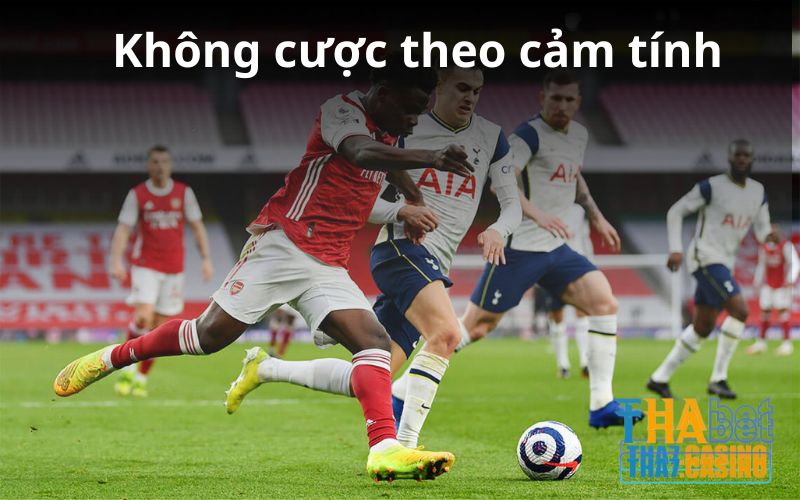 Không cược kèo chấp đồng banh theo cảm tính